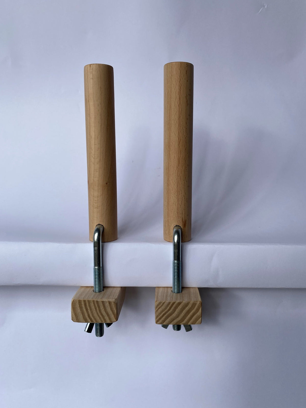 Warping Stake with Table Clamp – Wooden Loom Tensioning Peg