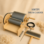 108 TPI Mini Drum Carder for Fine & Delicate Fibers