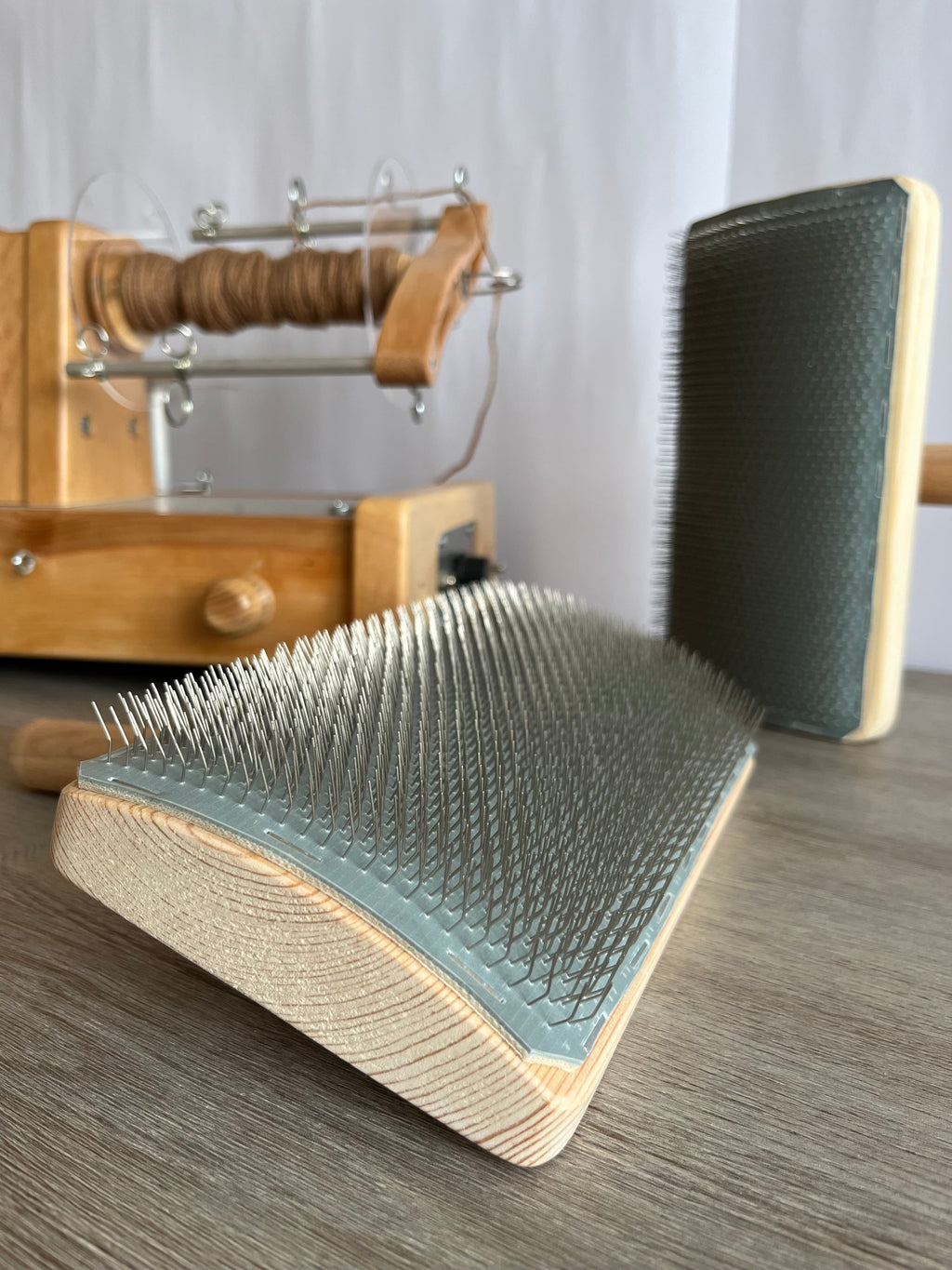 72 TPI Hand Carders – Pair for Wool, Spinning & Fiber Blending