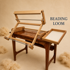 Wooden Beading Loom 500x400mm with Built-in LED Light