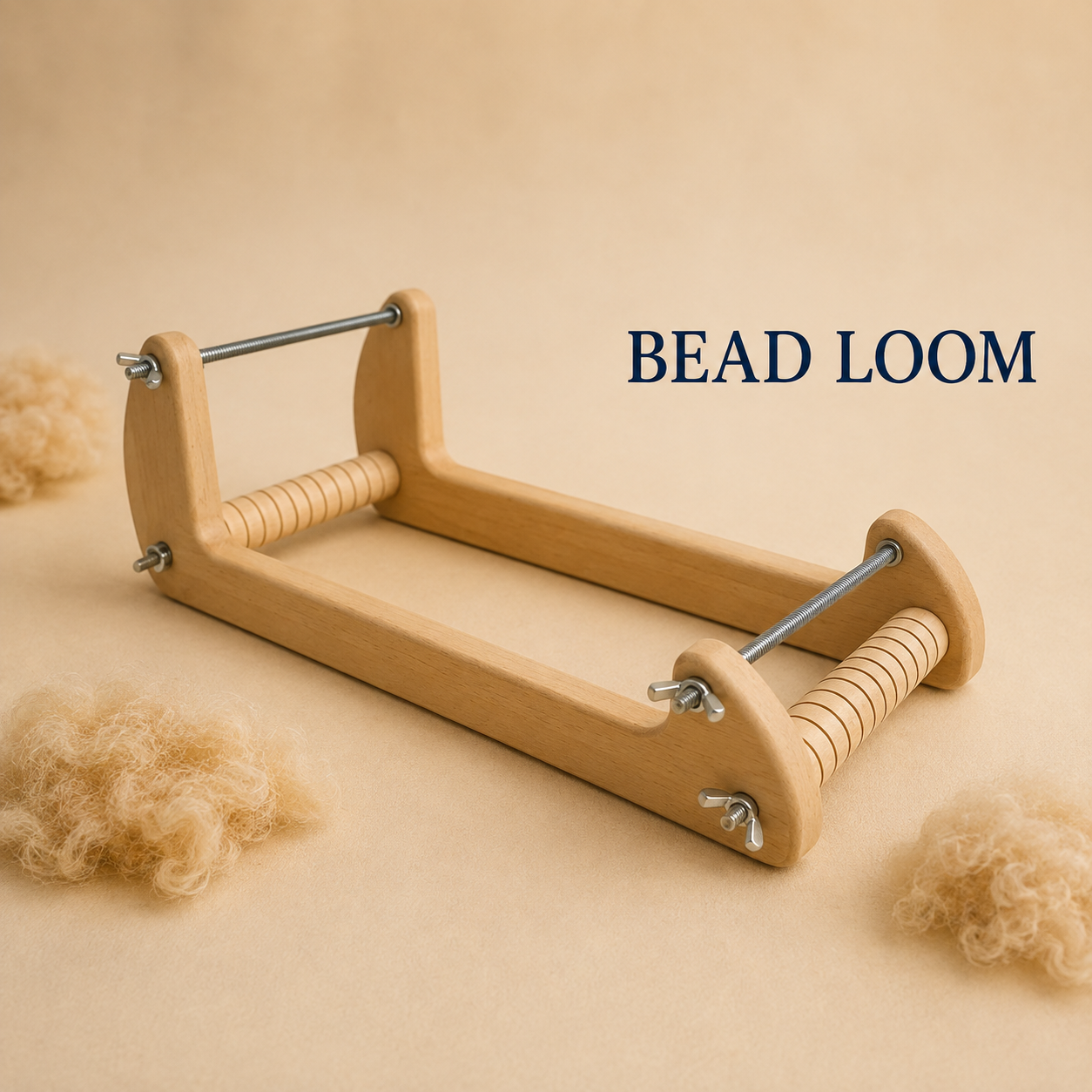 Wooden Bead Loom for Beading & Bead Weaving | 250 × 120 mm
