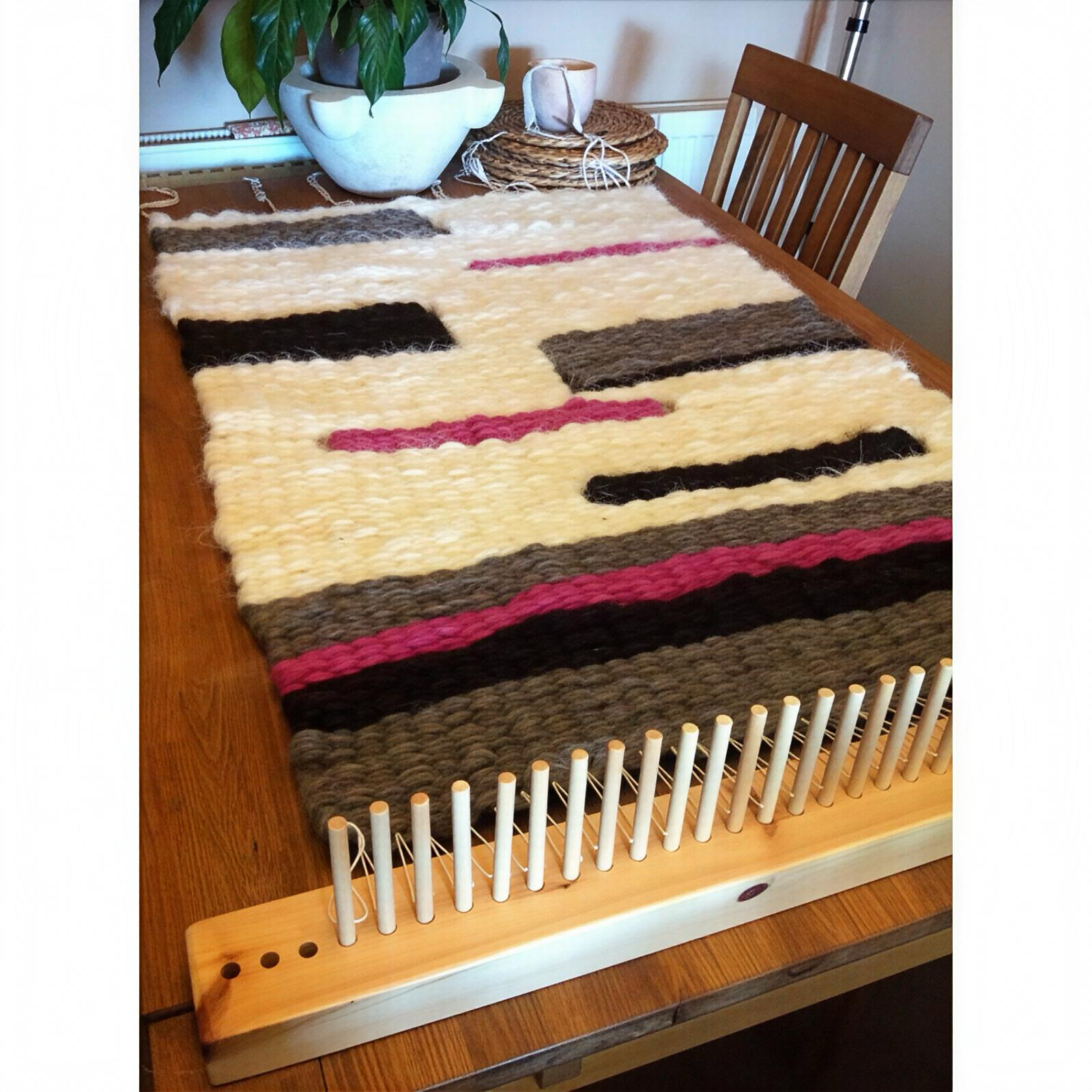 Peg Loom for Weaving | Wooden Loom for Rugs, Blankets, Scarves & Yarn Crafts