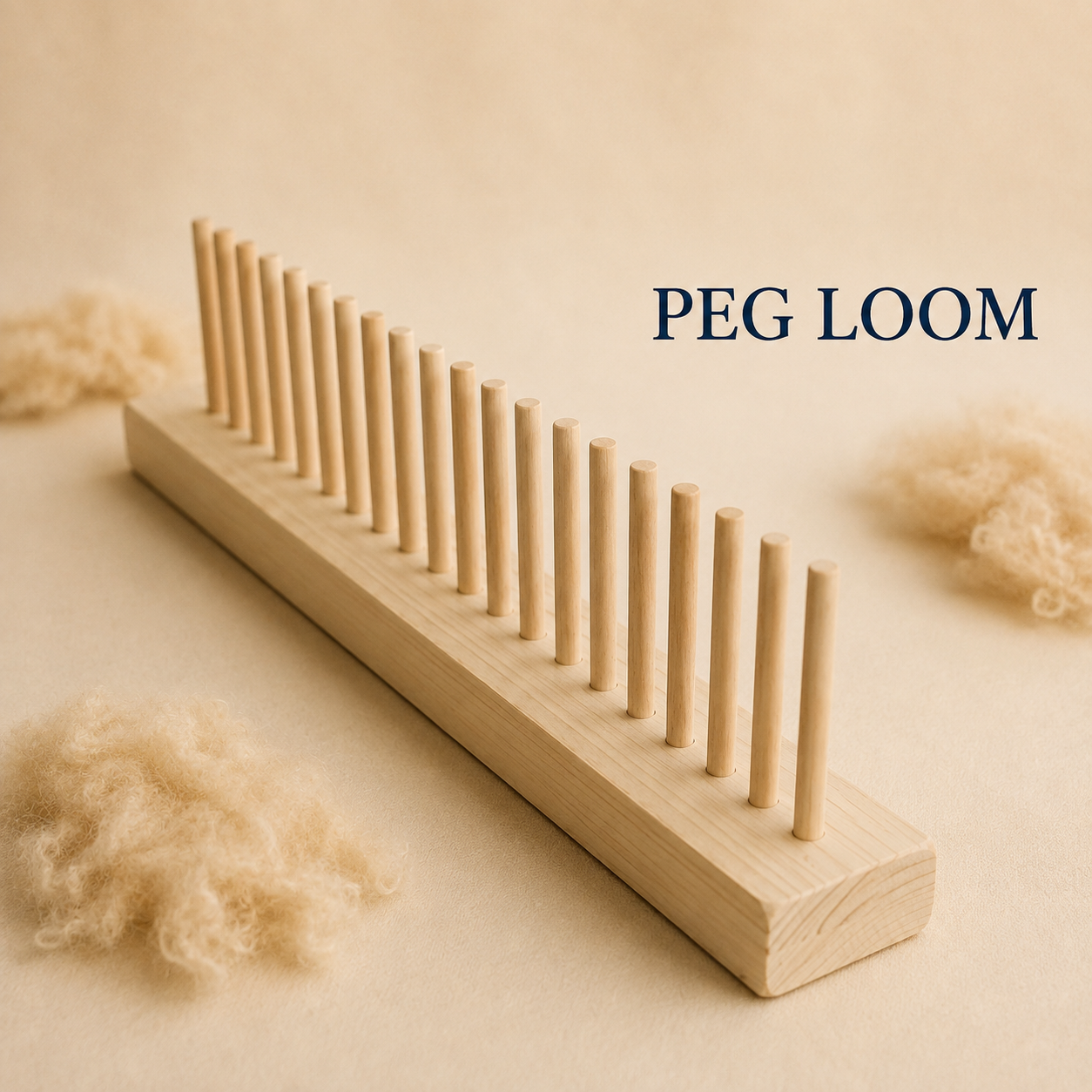 Peg Loom for Weaving | Wooden Loom for Rugs, Blankets, Scarves & Yarn Crafts