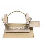 Embroidery Hoop Holder Stand with Double Clamp — Wooden Craft Stand
