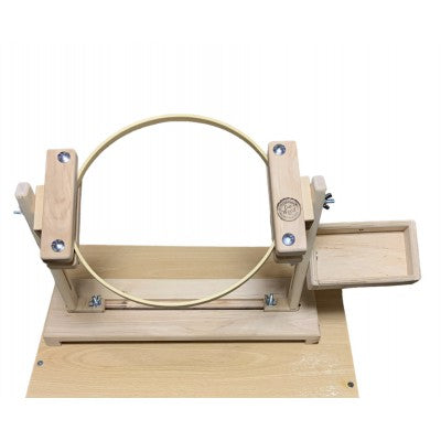 Embroidery Hoop Holder Stand with Double Clamp — Wooden Craft Stand